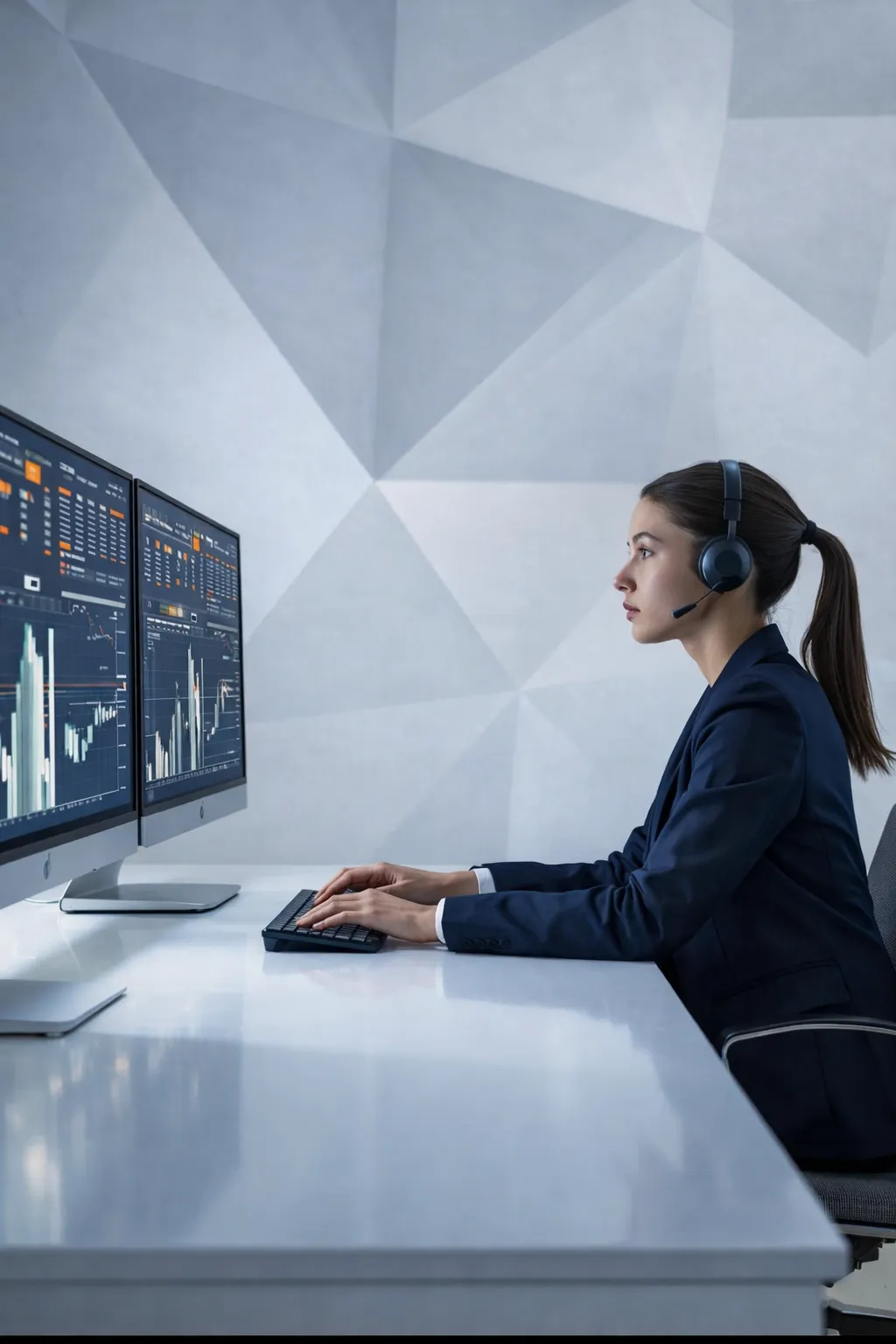 Professional Trading Platform with AI Assistant